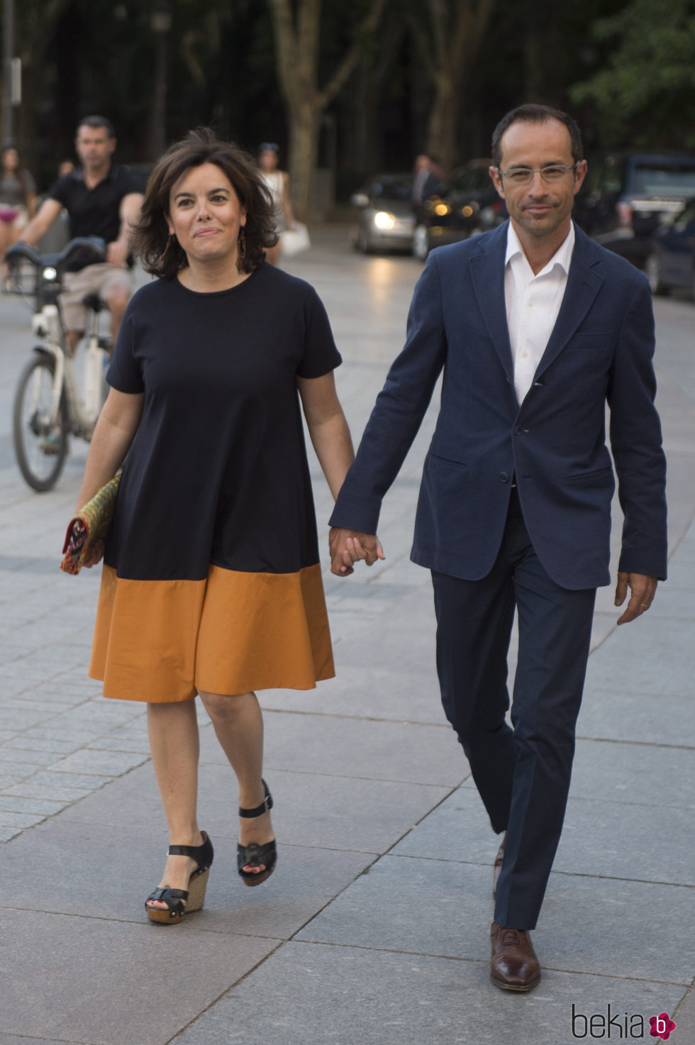 Soraya Saenz de Santamaría y su marido asisten juntos al concierto de Sting en Madrid