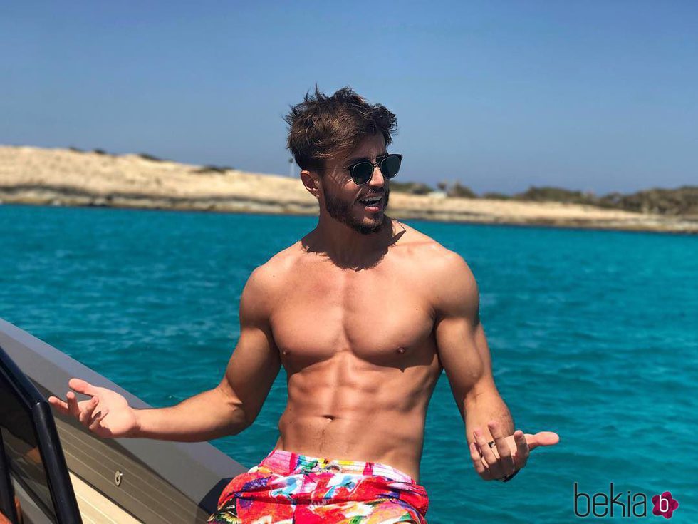 Marco Ferri durante sus vacaciones de verano en Formentera