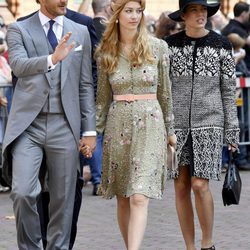 Pierre Casiraghi, Beatrice Borromeo y Carlota Casiraghi en la boda Ernst August de Hannover y Ekaterina Malysheva