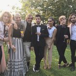 Manel Navarro, Beatriz Luengo, Blas Cantó, Soraya y Carlos Marco en una boda