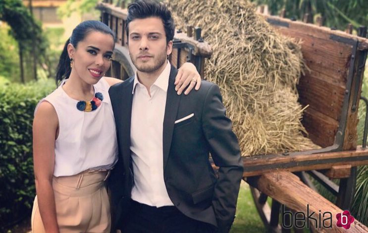 Beatriz Luengo y Blas Cantó en una boda