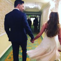 Sofía Vergara y Joe Manganiello la noche antes de su boda