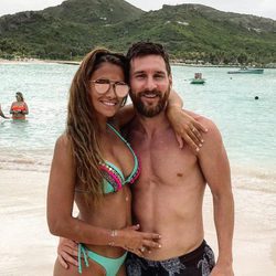 Leo Messi y Antonella Roccuzzo, muy cariñosos en su luna de miel