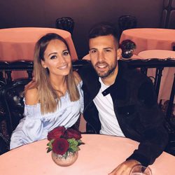 Jordi Alba y Romarey Ventura celebran su segundo aniversario