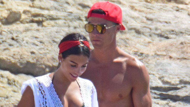 Cristiano Ronaldo y Georgina Rodríguez en Formentera