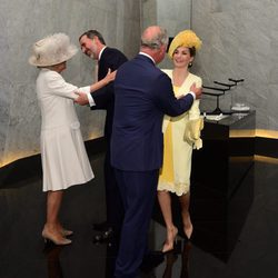 El Príncipe Carlos y Camilla Parker reciben a los Reyes Felipe y Letizia con motivo de su Viaje de Estado a Reino Unido