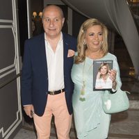 Carmen Borrego y su marido en la presentación del libro de Terelu Campos