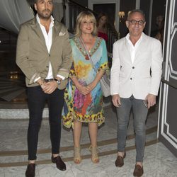 Mila Ximénez, Raúl Prieto y Joaquín Torres en la presentación del libro de Terelu