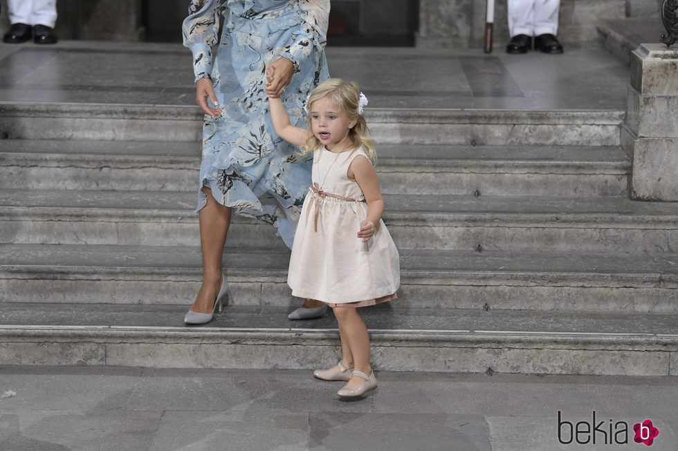 Leonor de Suecia en el 40 cumpleaños de Victoria de Suecia