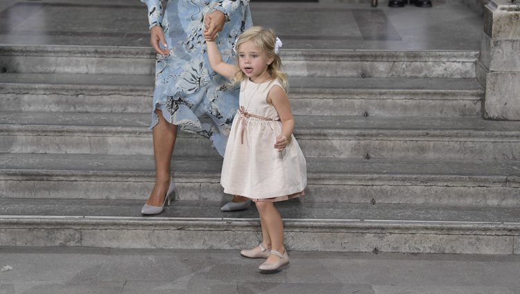 Leonor de Suecia en el 40 cumpleaños de Victoria de Suecia