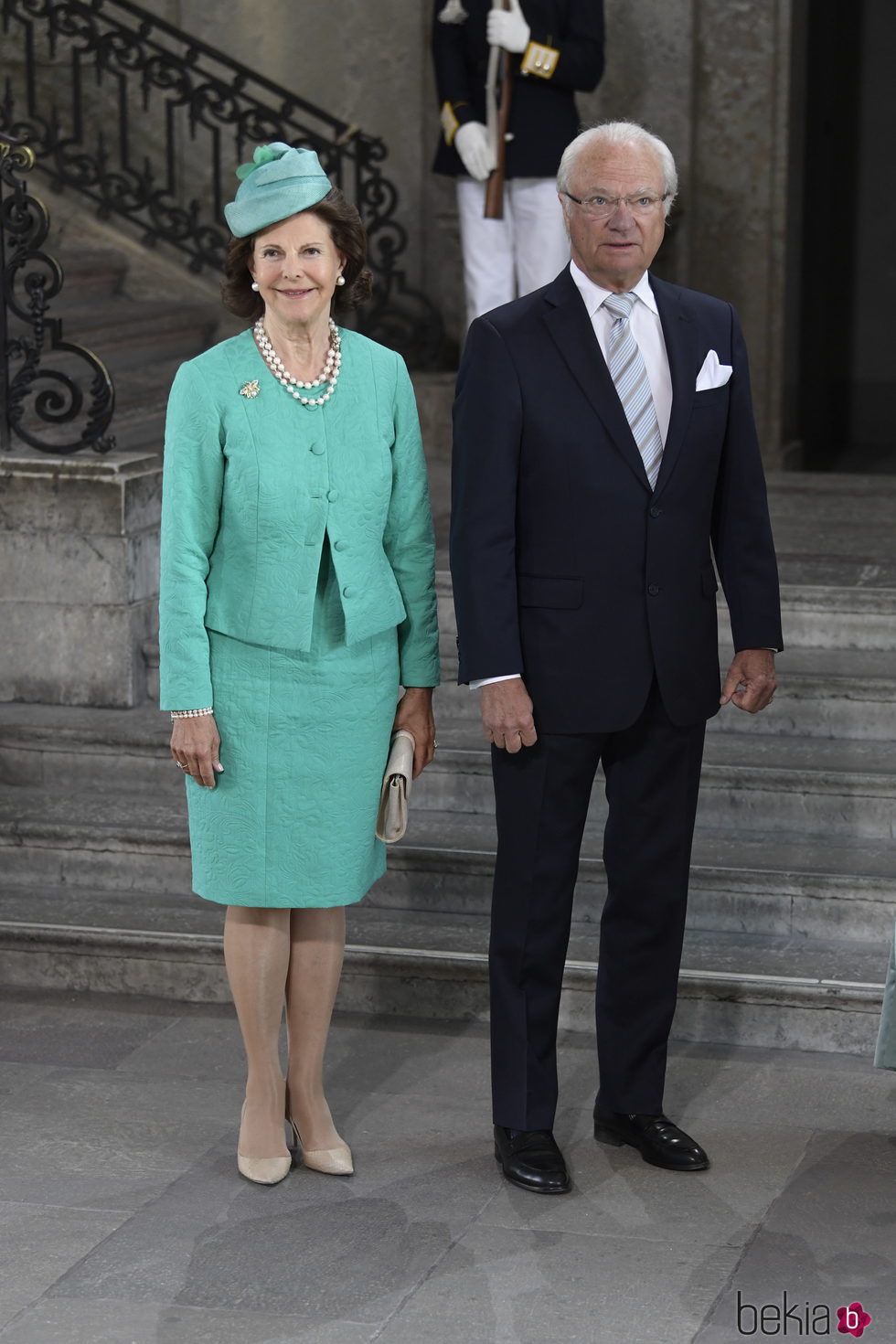 Carlos Gustavo y Silvia de Suecia en el 40 cumpleaños de Victoria de Suecia