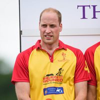 El Duque de Cambridge en un partido benéfico de polo