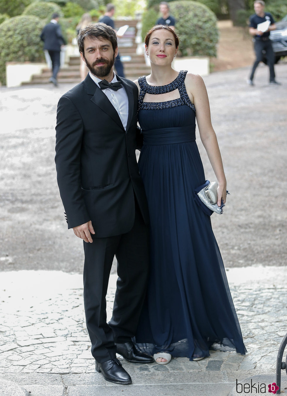 El actor Alberto Amarilla en la boda de Canco Rodríguez