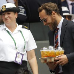 James Middleton en al final masculina de Wimbledon 2017