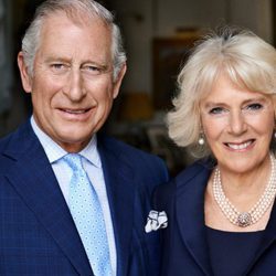 Camilla Parker Bowles con el Príncipe Carlos con motivo de su 70 cumpleaños