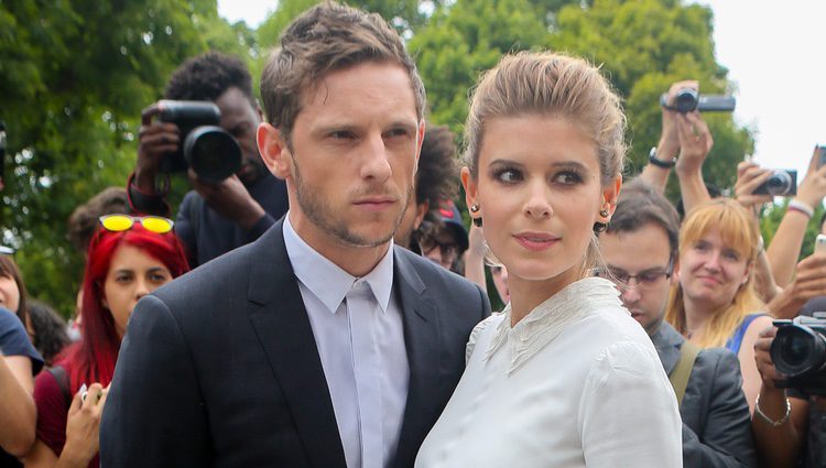 Kate Mara y Jamie Bell en la presentación de Dior Collection