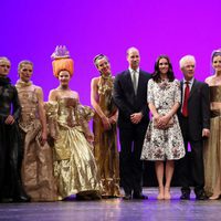 Los Duques de Cambridge en el Gdansk Shakespeare Theatre