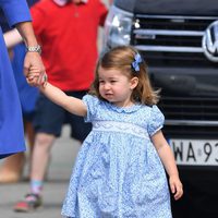 La Princesa Carlota en su despedida de Polonia