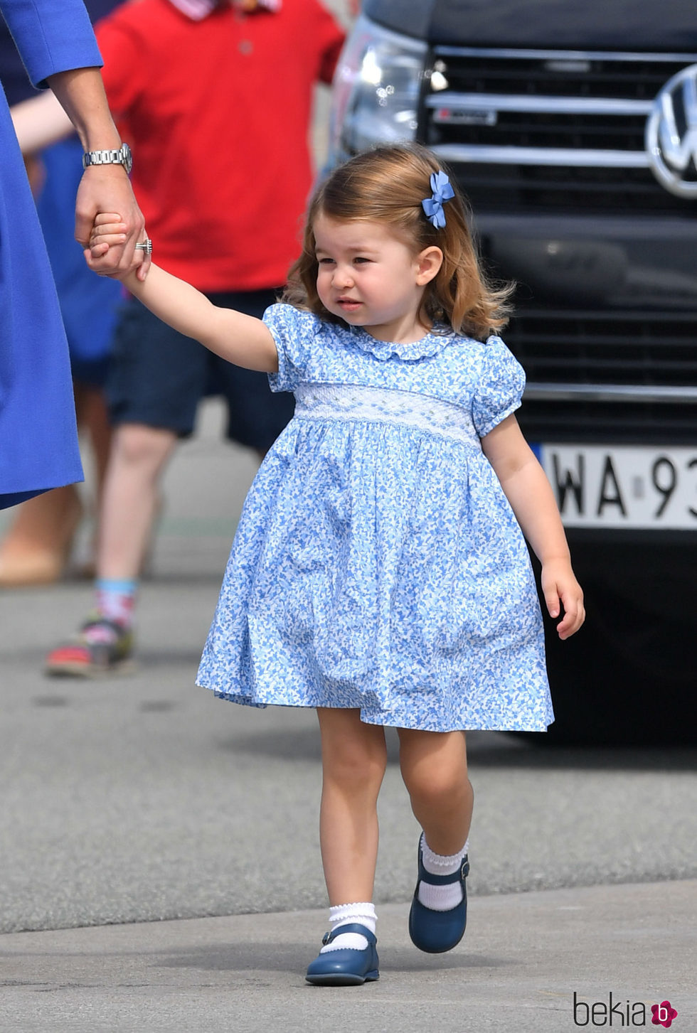 La Princesa Carlota en su despedida de Polonia