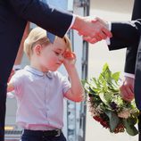 El Príncipe Jorge, muy cansado a su llegada a Alemania