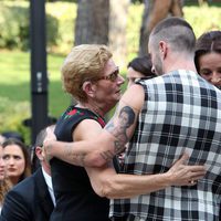 Pelayo y la madre de David Delfín, María González Corbacho