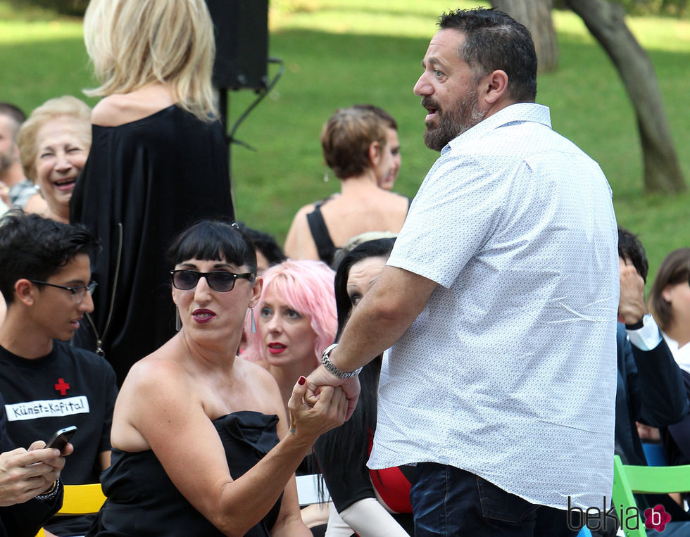 Rossy de Palma y Pepón Nieto en el homenaje a David Delfín