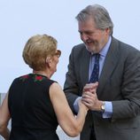 Iñigo Méndez de Vigo y la madre de David Delfín, María González Corbacho