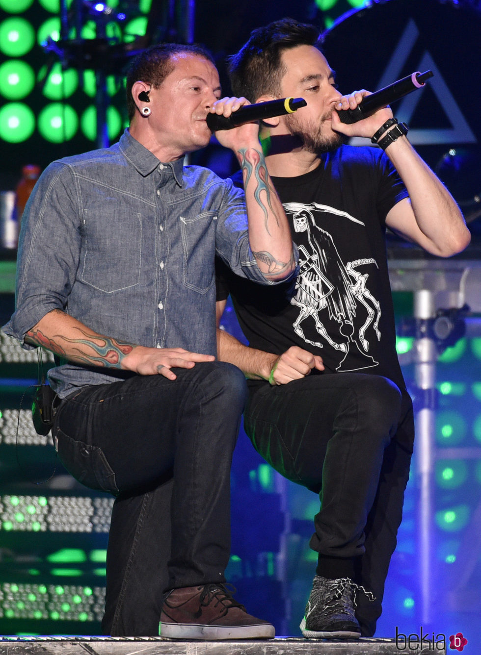 Chester Bennington y Dave Farrell de 'Linkin Park'