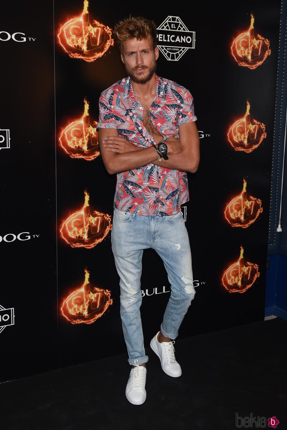 Alejandro Caracuel en la fiesta de la final de 'Supervivientes 2017'