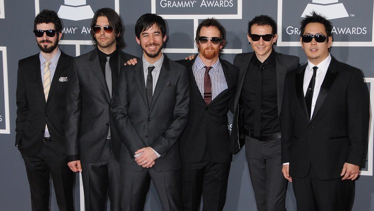 Linkin Park en la entrega de los premios Grammy