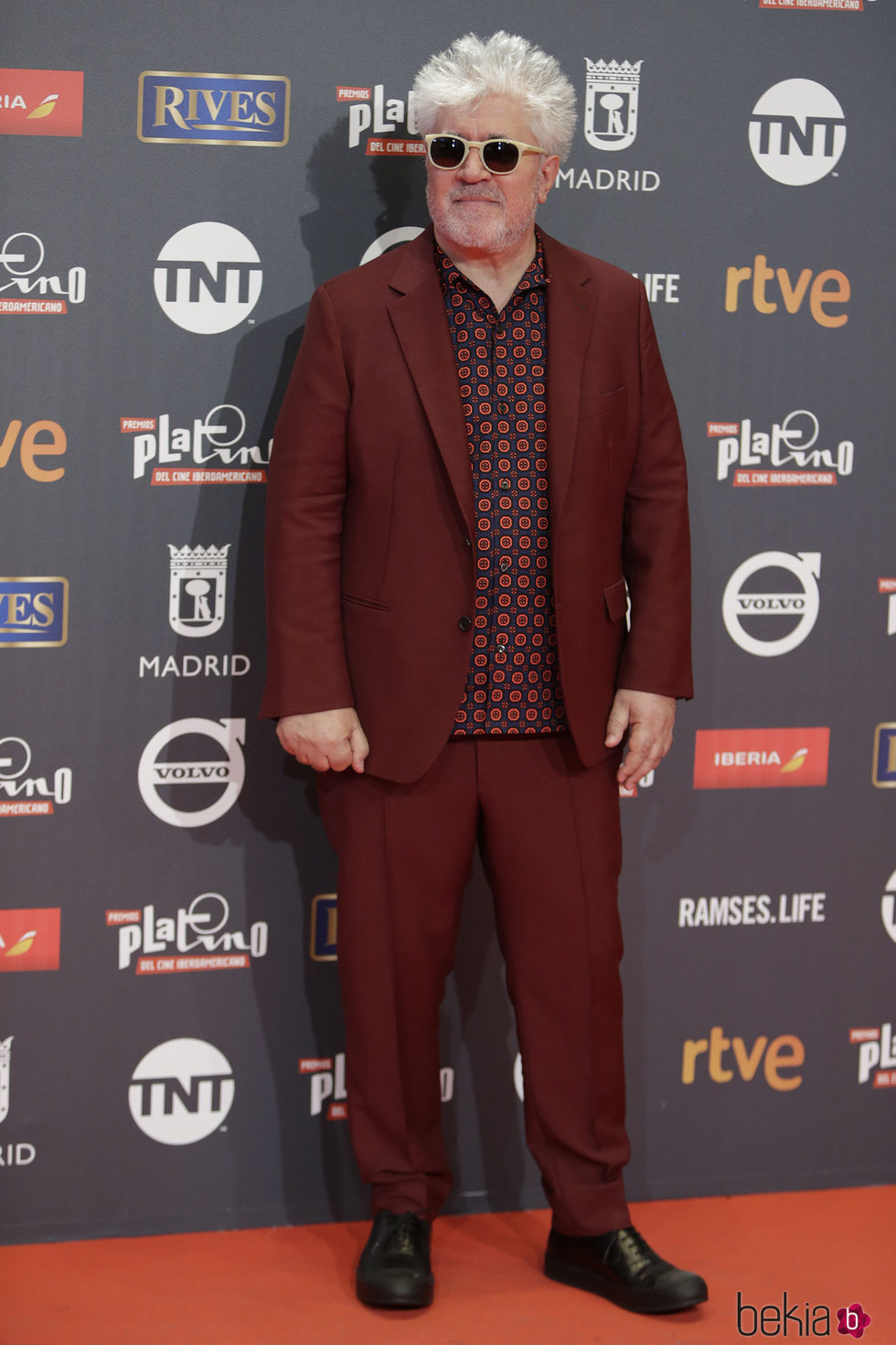 Pedro Almodóvar en los Premios Platino 2017