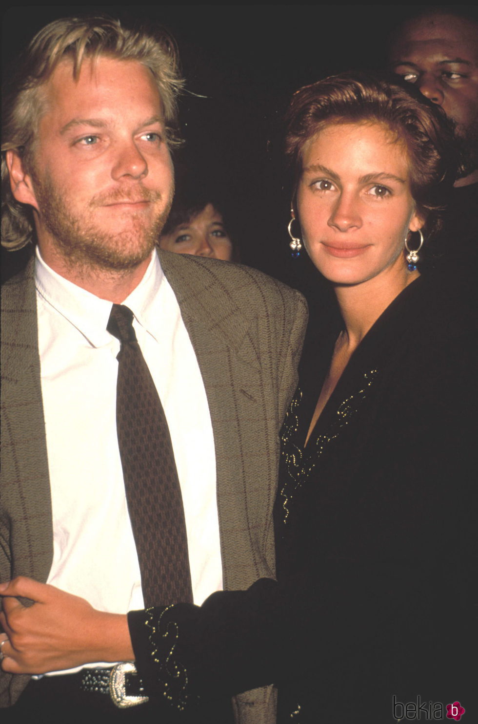 Julia Roberts y Kiefer Sutherland en los años 90