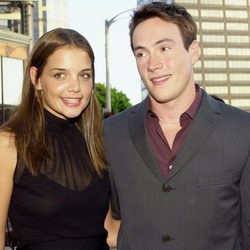 Katie Holmes y Chris Klein en el estreno de 'American Pie 2'