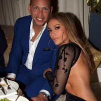 Alex Rodriguez y Jennifer Lopez en la fiesta de cumpleaños de la cantante