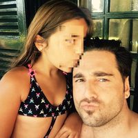 David Bustamante disfrutando de las vacaciones con su hija Daniella