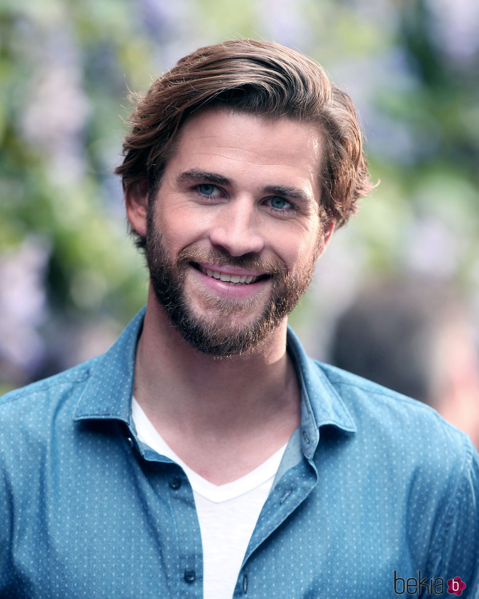 Liam Hemsworth en el rodaje de su nueva película