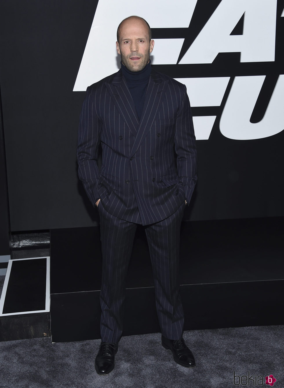 Jason Statham en el estreno de 'Fast & Furious 8' en Nueva York