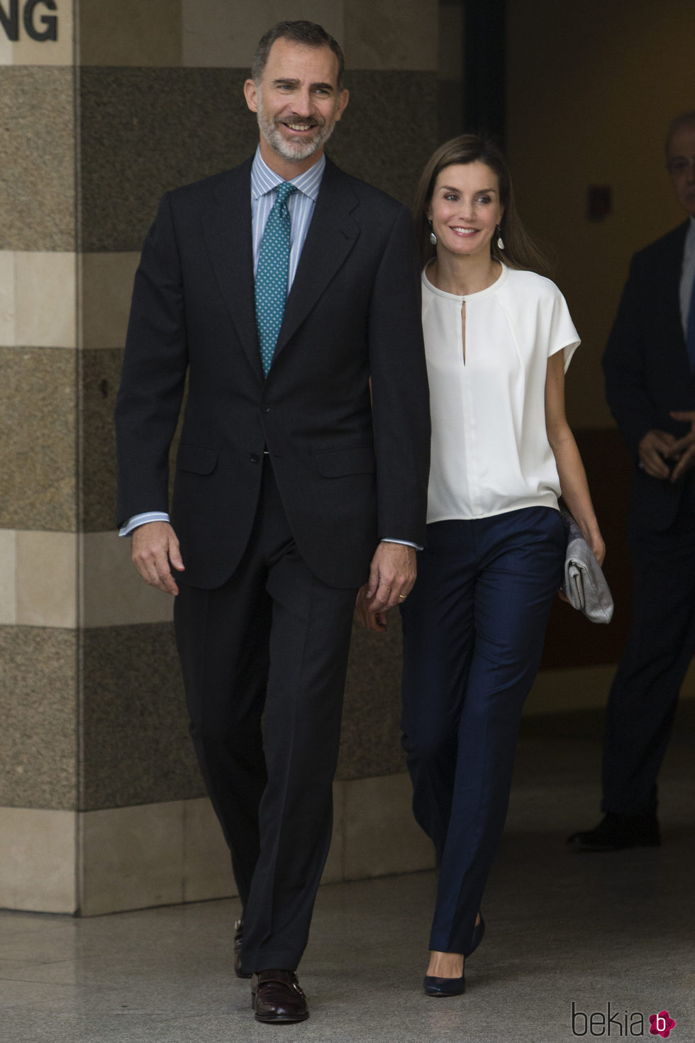 Los Reyes Felipe y Letizia en su último acto oficial en Madrid antes de sus vacaciones en Mallorca