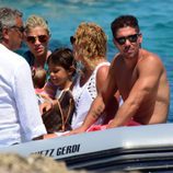 Carla Pereyra y Diego Simeone en sus vacaciones en Formentera