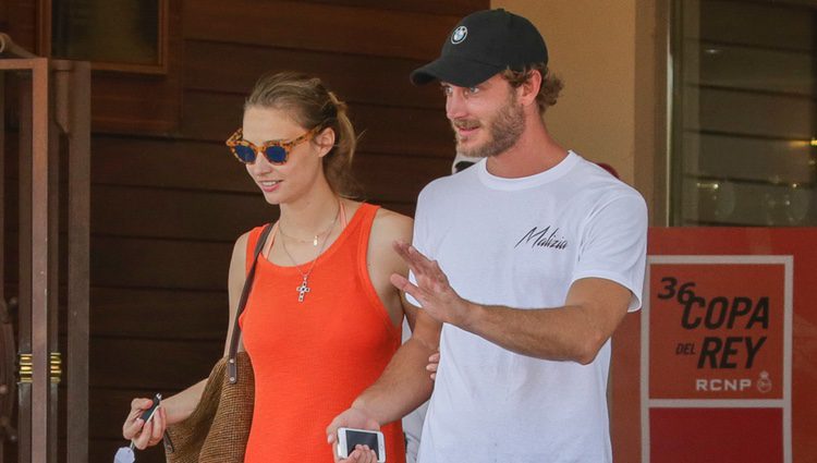 Pierre Casiraghi y Beatrice Borromeo en la Copa del Rey de Vela de Mallorca