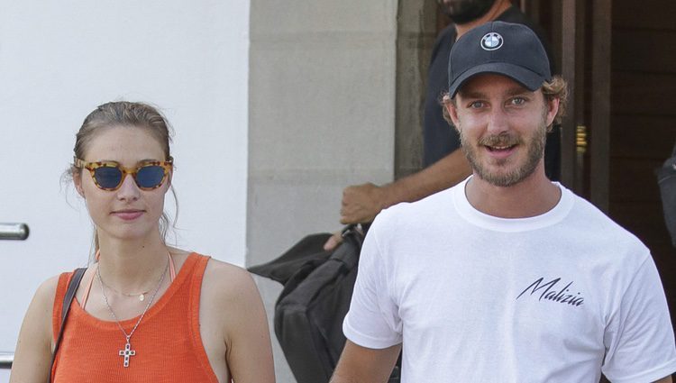 Pierre Casiraghi y Beatrice Borromeo en el náutico de Palma