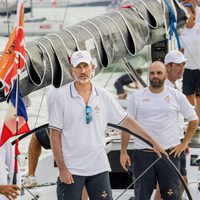 El Rey Felipe VI en la segunda jornada de regatas en Palma