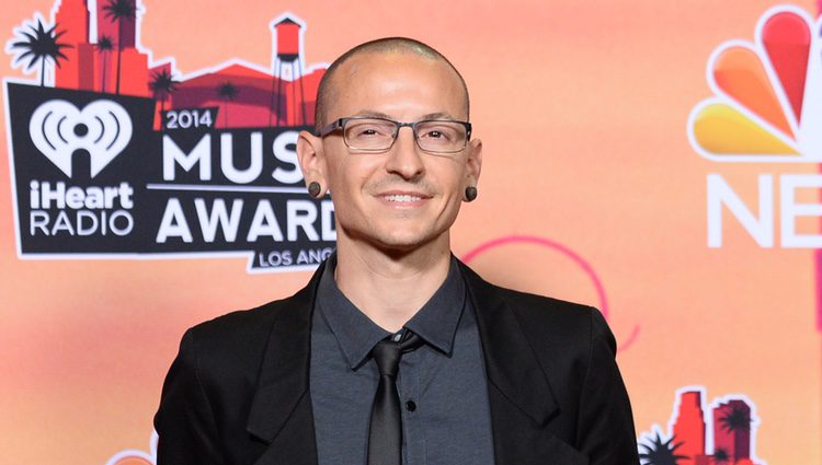 Chester Bennington durante unos premios en 2014