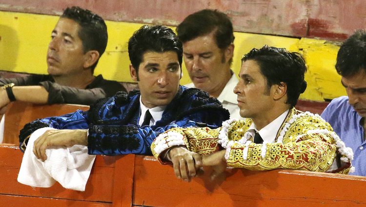 Cayetano y Fran Rivera en la corrida de toros nocturna de Palma