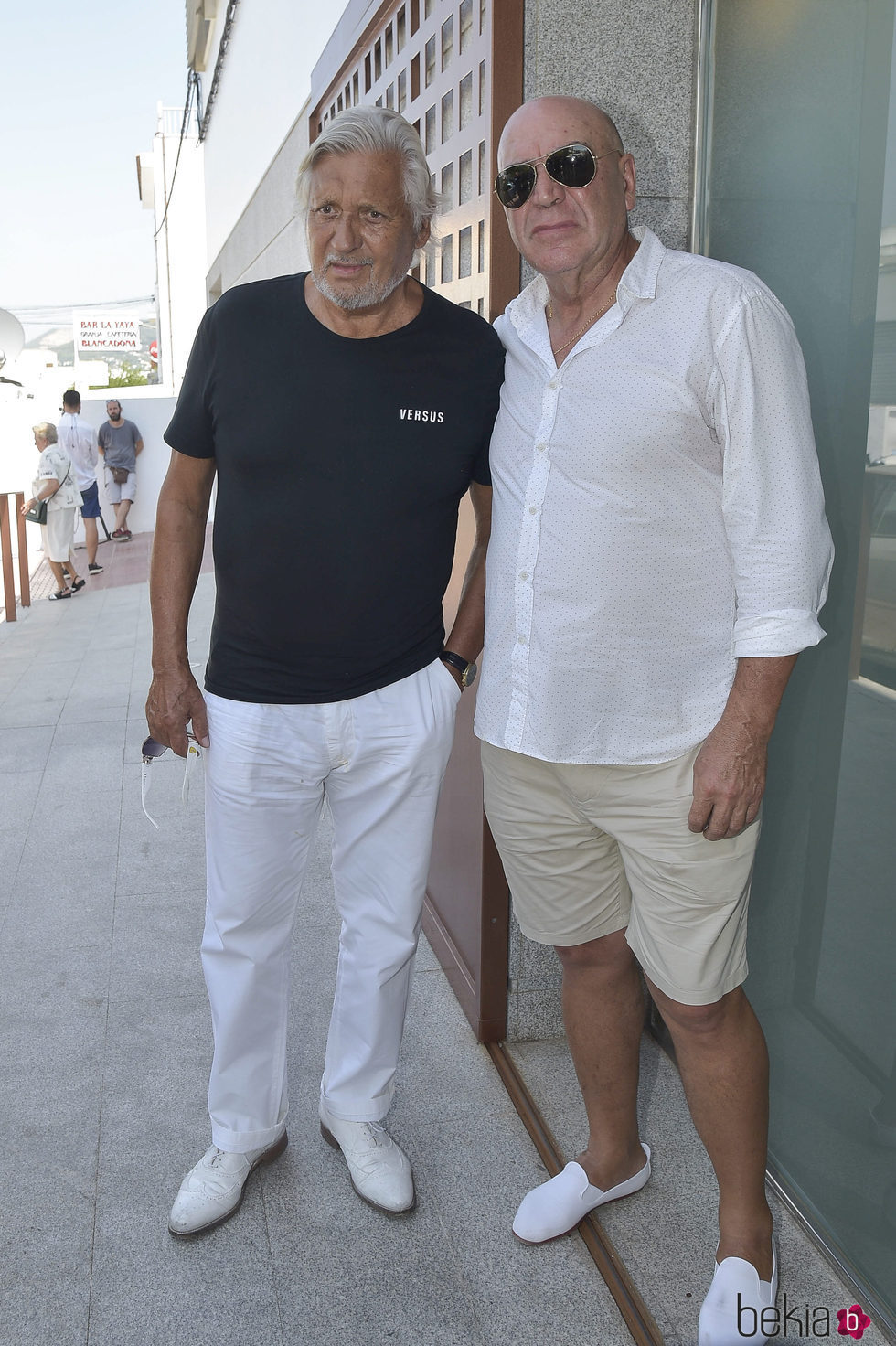 Marc Ostarcevic en la capilla ardiente de Ángel Nieto