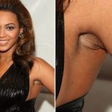 Beyoncé con pelos en las axilas