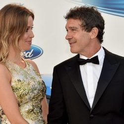 Antonio Banderas y Nicole Kimpel en la Gala Starlite 2017 en Marbella