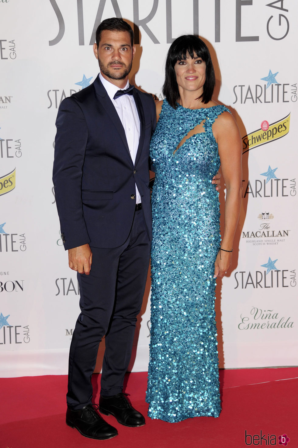 irene Villa y su marido en la Gala Starlite 2017 en Marbella