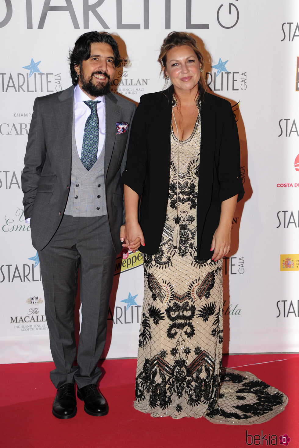 Niña Pastori y Julio Jiménez en la Gala Starlite 2017 en Marbella