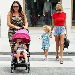 Tamara y Petra Ecclestone en Los Ángeles